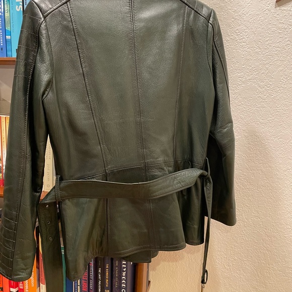 Derimod Mayfair Leather Jacket Size M - Picture 9 of 16